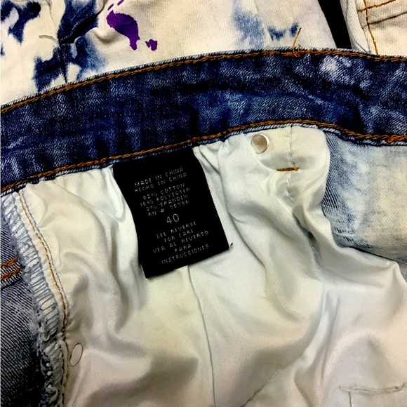 Men’s Denim Skinny Fit Short Pant - Picture 5 of 5